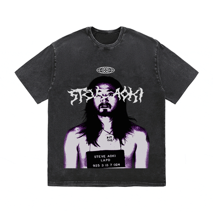 RDMCLOTHINGART tapestry hoodie STEVE AOKI HEAVY WEIGHT COTTON TEE-8919