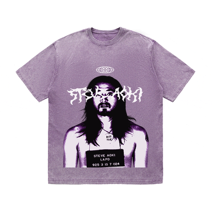 RDMCLOTHINGART tapestry hoodie STEVE AOKI HEAVY WEIGHT COTTON TEE-8919