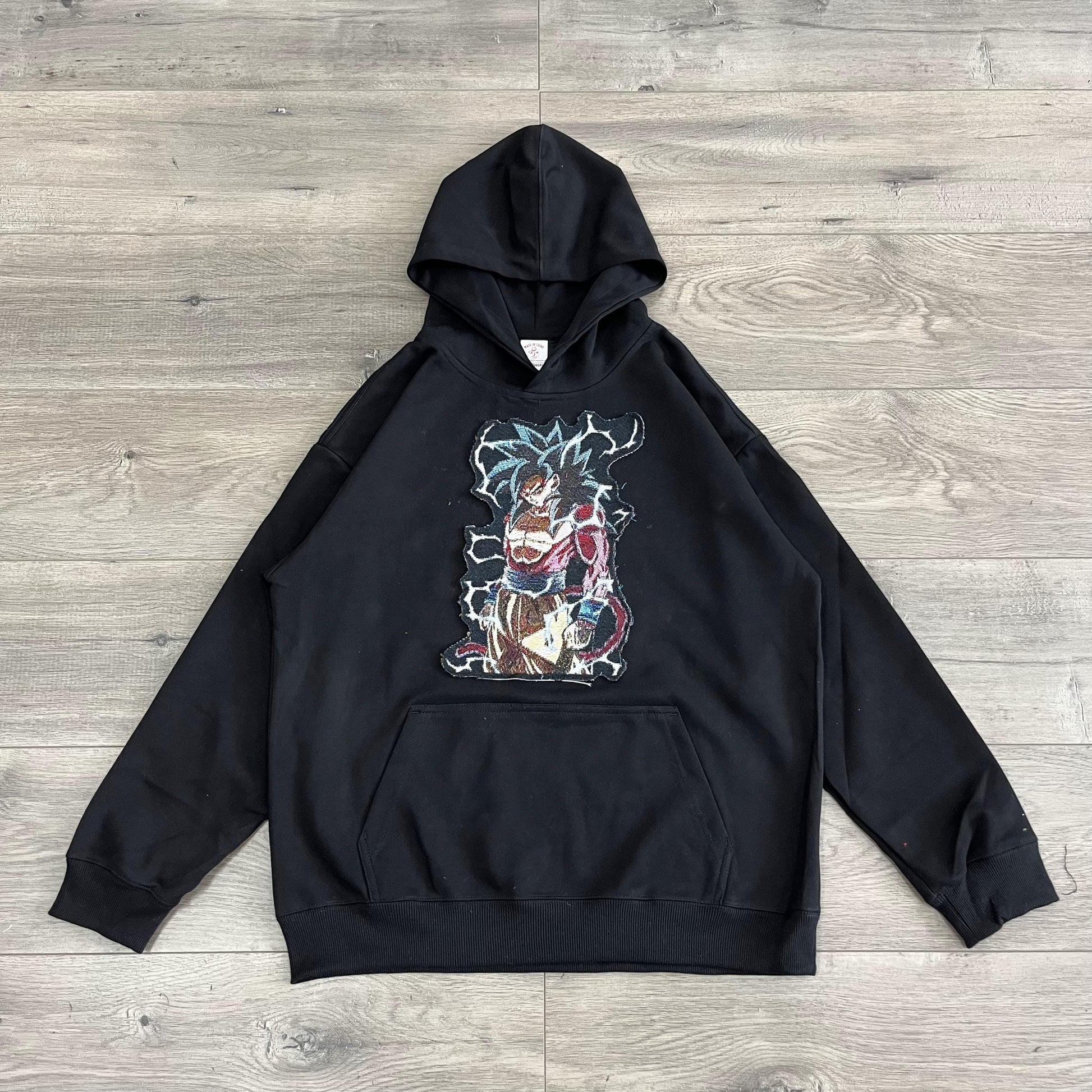 SUPER SAIYAN4 TAPESTRY PATCH HOODIE-9047 - RDMCLOTHINGART