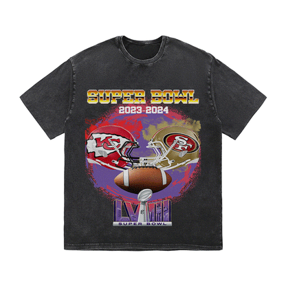 RDMCLOTHINGART tapestry hoodie SUPERBOWL HEAVY WEIGHT COTTON TEE-9195