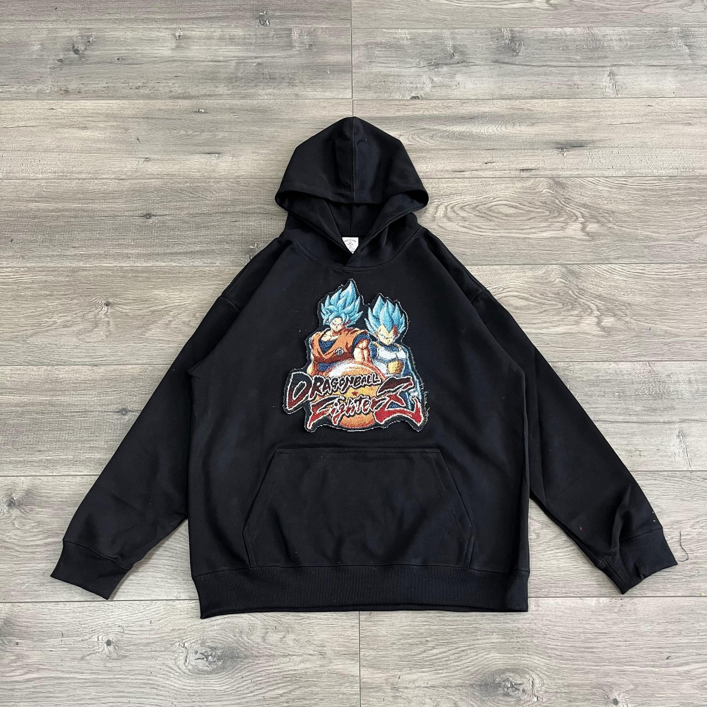 SUPERSAIYAN GOKU&VEGETA TAPESTRY PATCH HOODIE-9088 - RDMCLOTHINGART