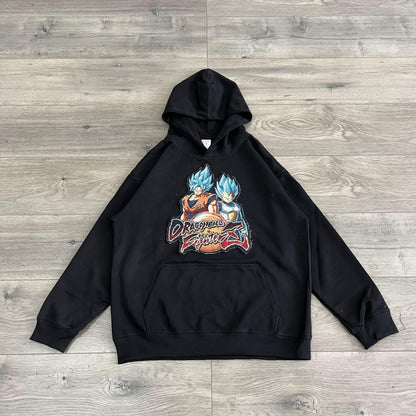 SUPERSAIYAN GOKU&VEGETA TAPESTRY PATCH HOODIE-9088 - RDMCLOTHINGART