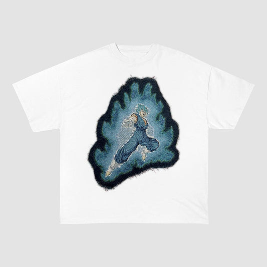 SuperSaiyanBlue HEAVY COTTON TEES-8148 - RDMCLOTHINGART