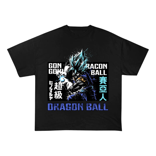 SuperSaiYanBlue HEAVY COTTON TEES-8190 - RDMCLOTHINGART