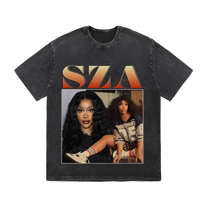 RDMCLOTHINGART tapestry hoodie SZA HEAVY WEIGHT COTTON TEE-8870