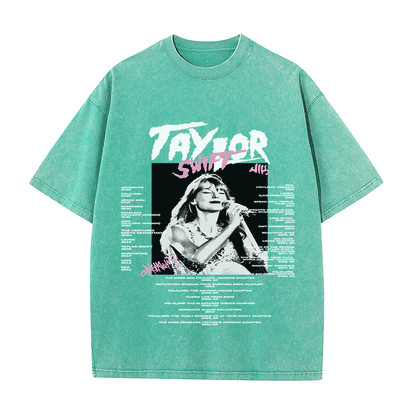 RDMCLOTHINGART tapestry hoodie TAYLOR SWIFT HEAVY WEIGHT COTTON TEE-8920