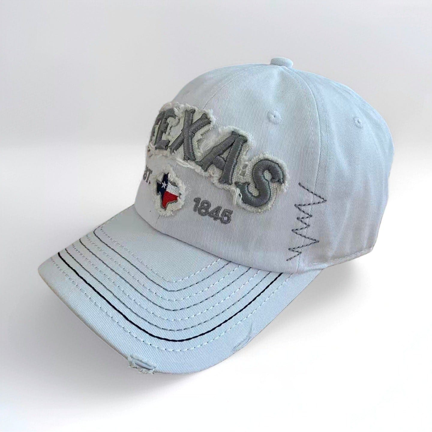 RDMCLOTHINGART White tapestry hoodie TEXAS DESIGN CAPS-60044