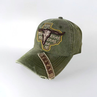RDMCLOTHINGART olive green tapestry hoodie TEXAS DESIGN CAPS-60045