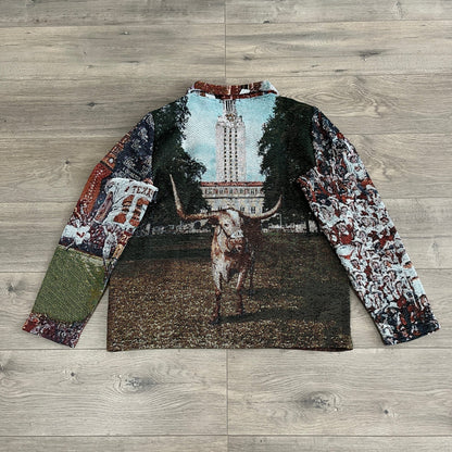 RDMCLOTHINGART tapestry hoodie TEXAS TAPESTRY JACKET