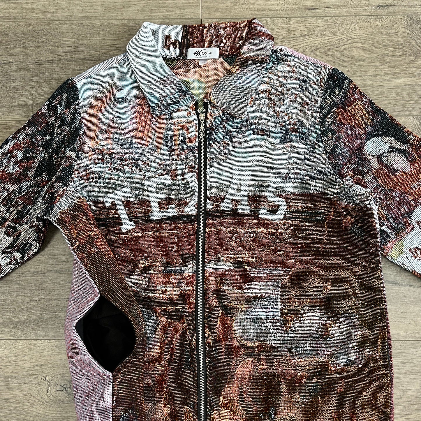 RDMCLOTHINGART tapestry hoodie TEXAS TAPESTRY JACKET