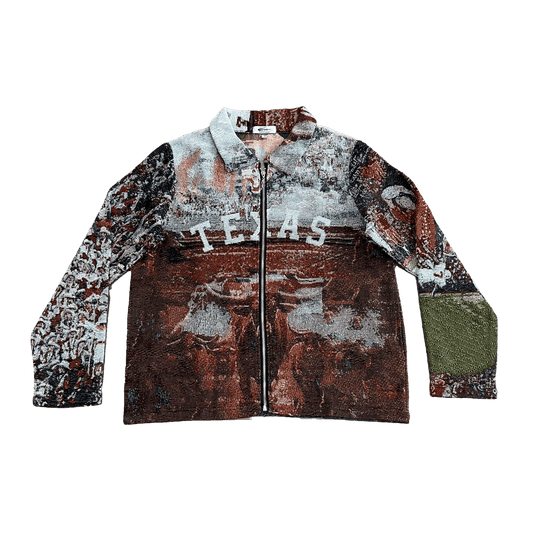 RDMCLOTHINGART tapestry hoodie TEXAS TAPESTRY JACKET