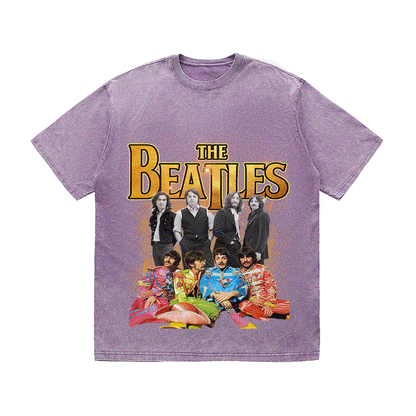 RDMCLOTHINGART tapestry hoodie THE BEATLES HEAVY WEIGHT COTTON TEE-9138