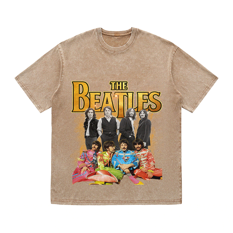 RDMCLOTHINGART tapestry hoodie THE BEATLES HEAVY WEIGHT COTTON TEE-9138