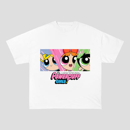 THE POWERPUFF GIRLS HEAVY COTTON TEES-8279 - RDMCLOTHINGART