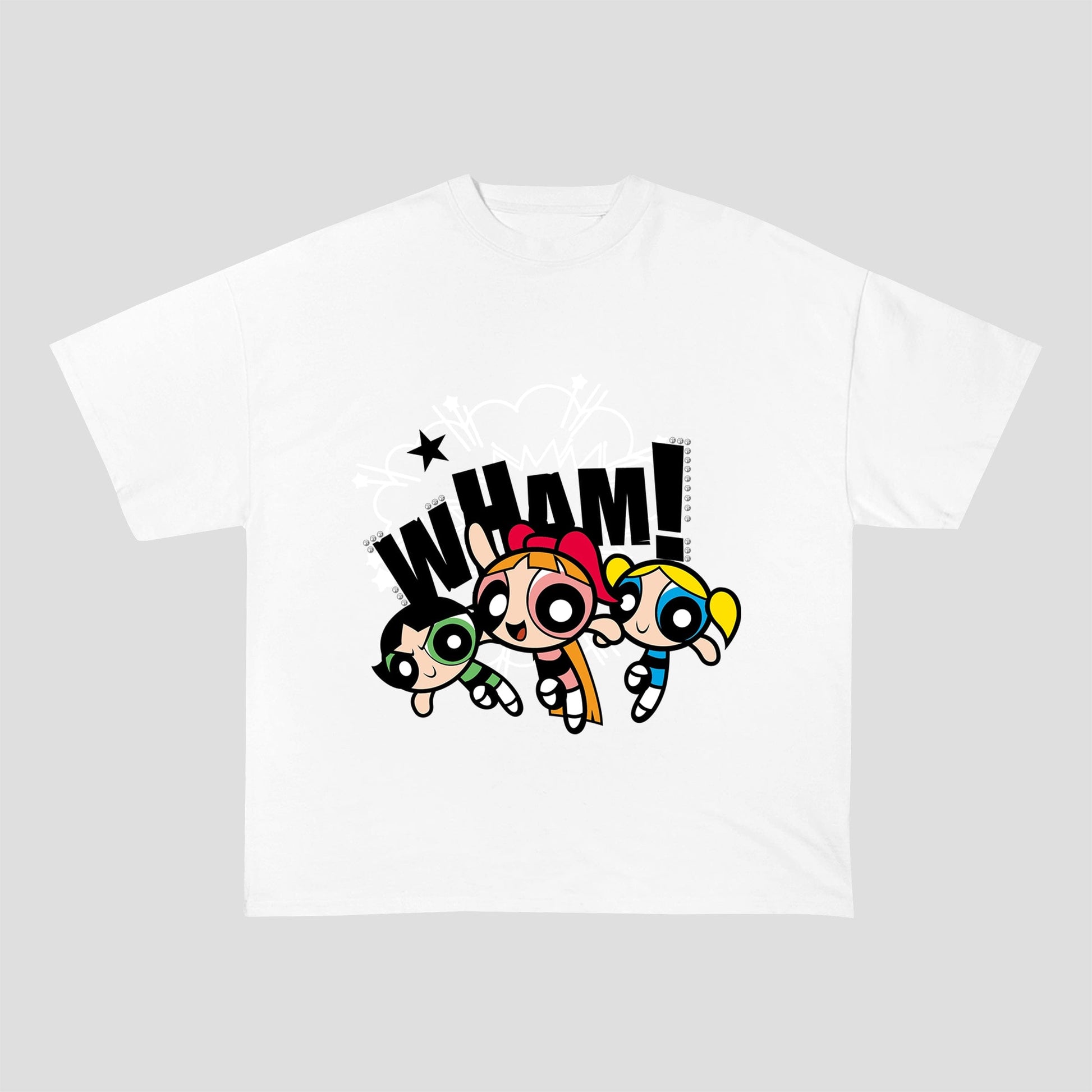THE POWERPUFF GIRLS HEAVY COTTON TEES-8284 - RDMCLOTHINGART