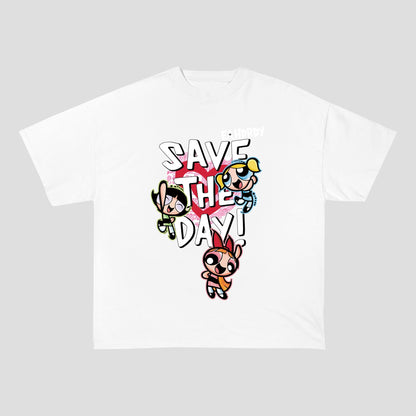 THE POWERPUFF GIRLS HEAVY COTTON TEES-8286 - RDMCLOTHINGART