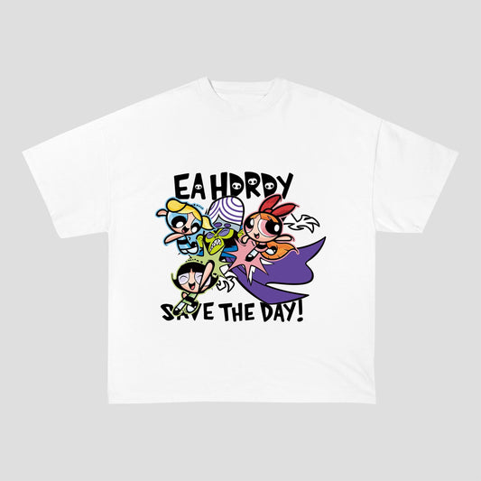 THE POWERPUFF GIRLS HEAVY COTTON TEES-8289 - RDMCLOTHINGART