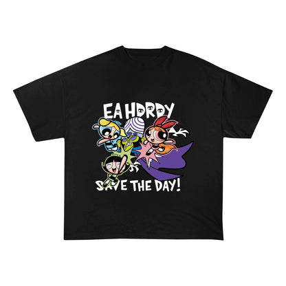 THE POWERPUFF GIRLS HEAVY COTTON TEES-8289 - RDMCLOTHINGART