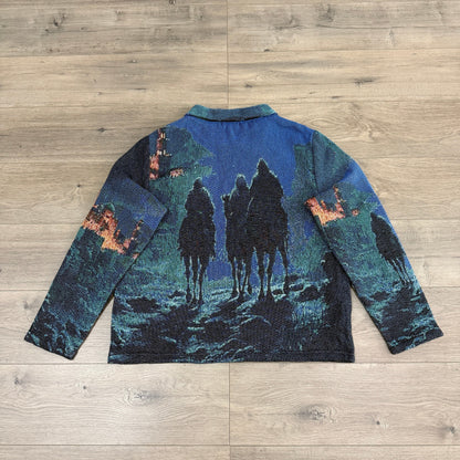 RDMCLOTHINGART tapestry hoodie THREE WISE MEN TAPESTRY JACKET
