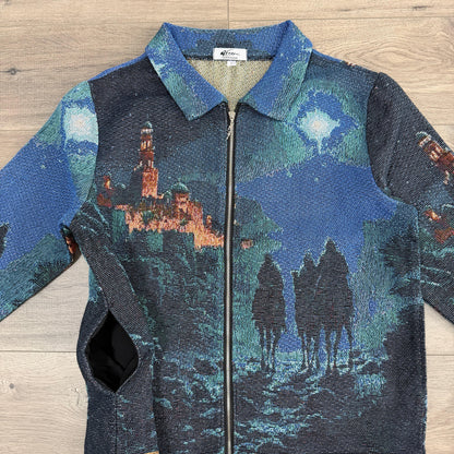 RDMCLOTHINGART tapestry hoodie THREE WISE MEN TAPESTRY JACKET