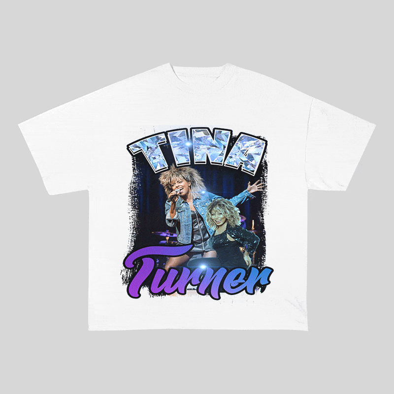 RDMCLOTHINGART tapestry hoodie TINA TURNER HEAVY WEIGHT COTTON TEE-9139