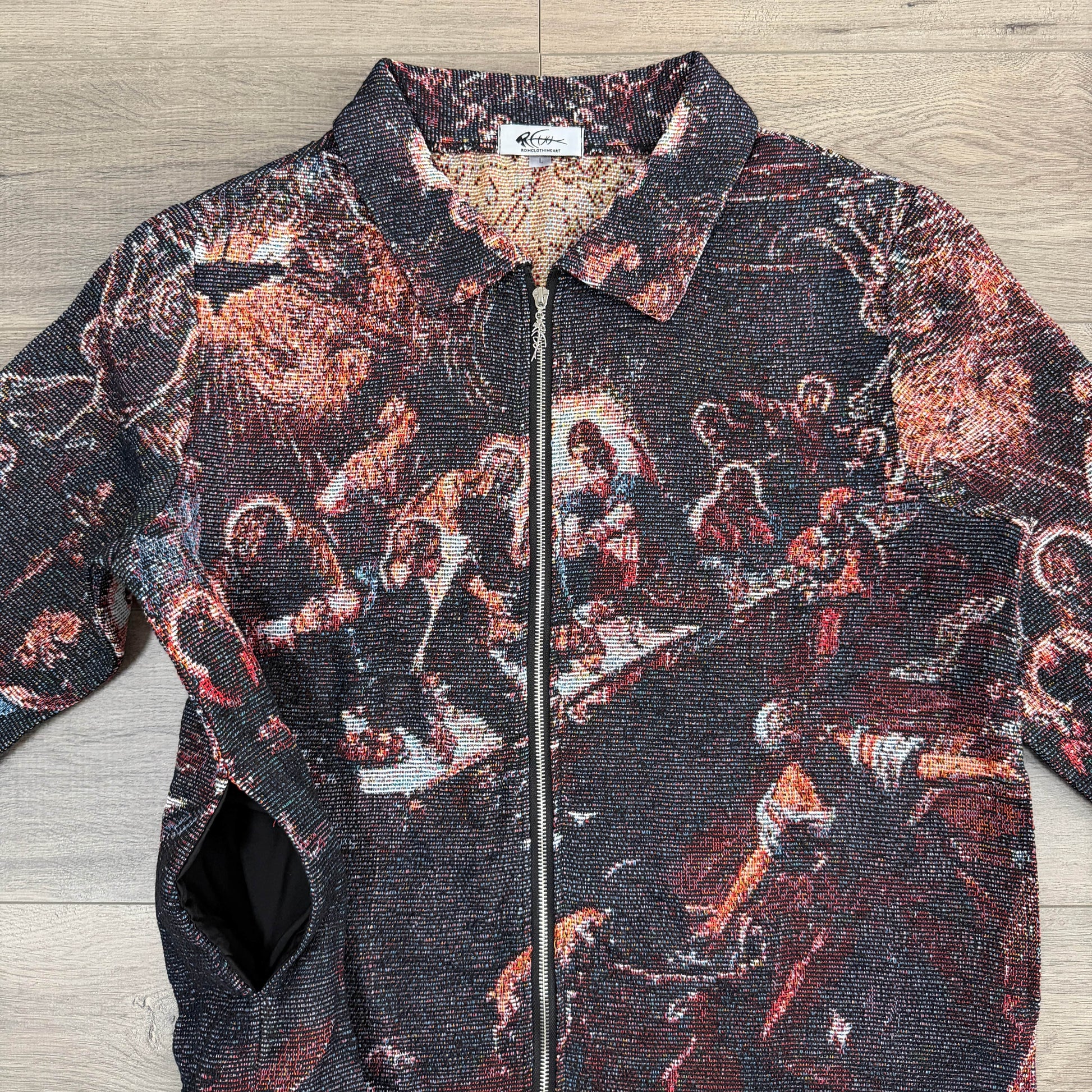 RDMCLOTHINGART tapestry hoodie TINTORETTO'S LAST SUPPER TAPESTRY JACKET