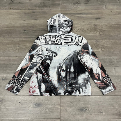 TITAN TAPESTRY HOODIE - RDMCLOTHINGART