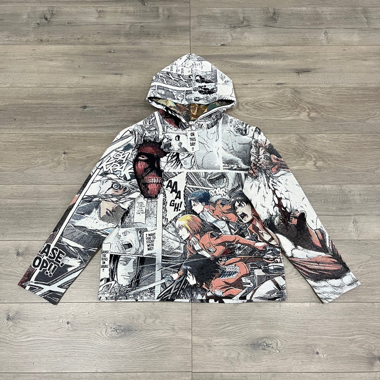 TITAN TAPESTRY HOODIE - RDMCLOTHINGART