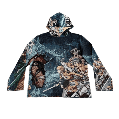 TITAN V2 TAPESTRY HOODIE - RDMCLOTHINGART