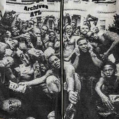 RDMCLOTHINGART tapestry hoodie TO PIMP A BUTTERFLY TAPESTRY JACKET