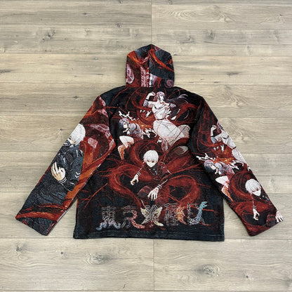 TOKYO GHOUL TAPESTRY HOODIE - RDMCLOTHINGART