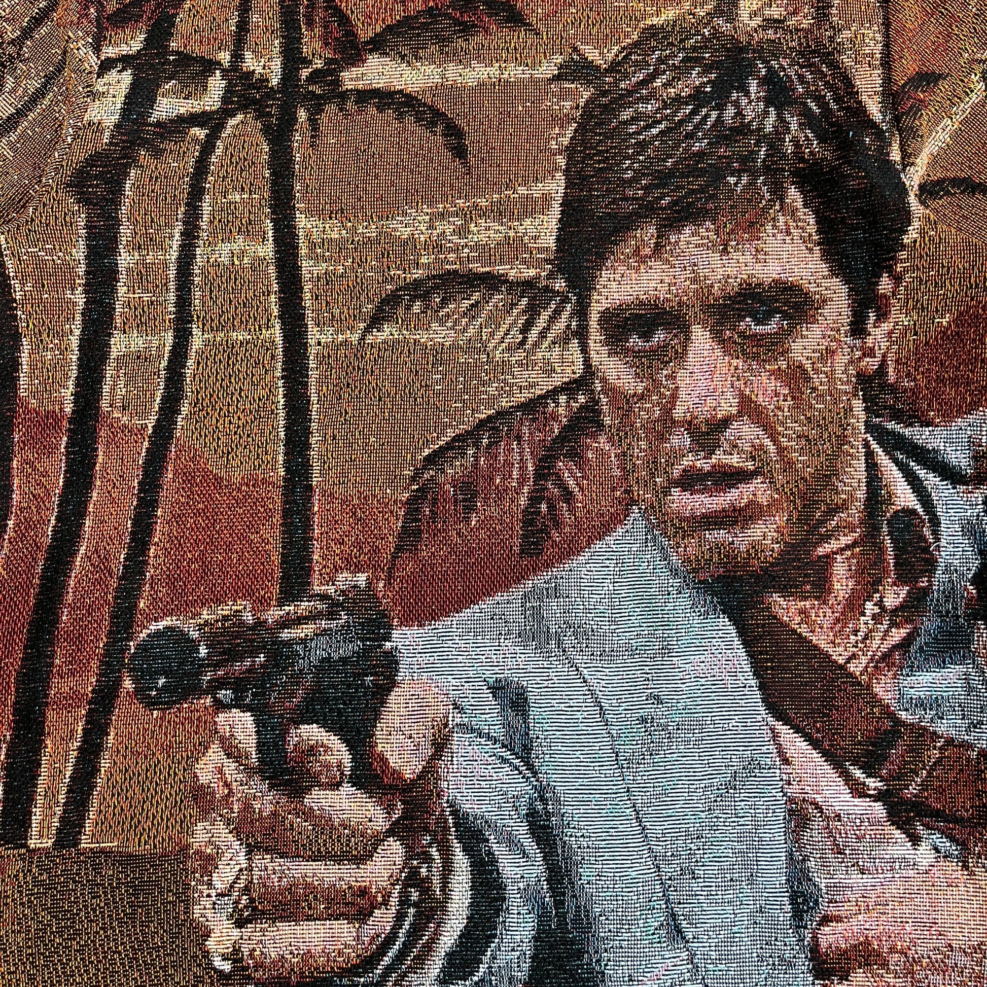 TONY MONTANA TAPESTRY HOODIE - RDMCLOTHINGART