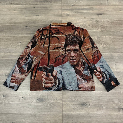 TONY MONTANA TAPESTRY JACKET - RDMCLOTHINGART