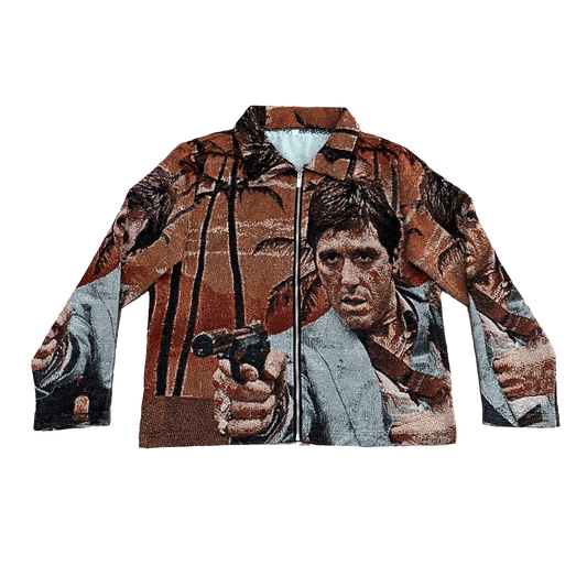 TONY MONTANA TAPESTRY JACKET - RDMCLOTHINGART