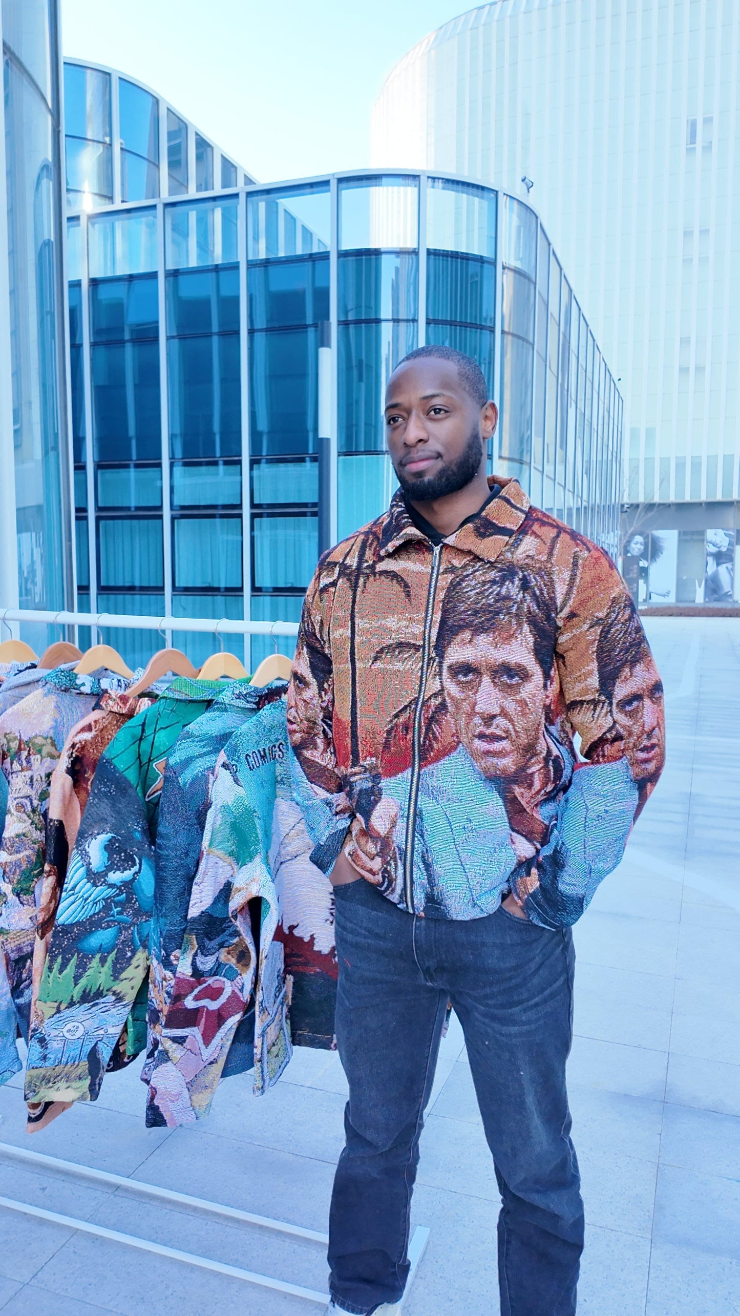 TONY MONTANA TAPESTRY JACKET - RDMCLOTHINGART