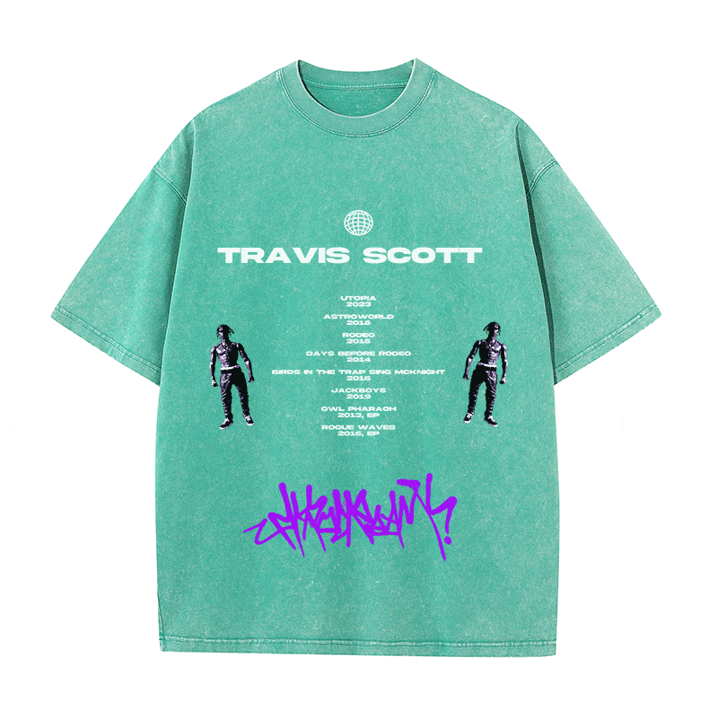 RDMCLOTHINGART tapestry hoodie TRAVIS SCOTT HEAVY WEIGHT COTTON TEE-8893