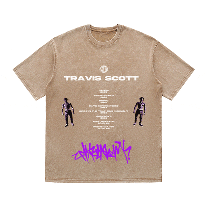 RDMCLOTHINGART tapestry hoodie TRAVIS SCOTT HEAVY WEIGHT COTTON TEE-8893