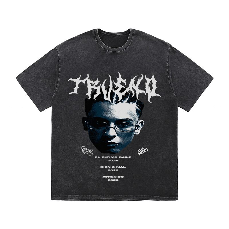 RDMCLOTHINGART tapestry hoodie TRUENO HEAVY WEIGHT COTTON TEE-8894