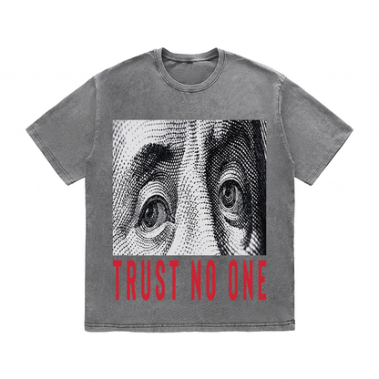 RDMCLOTHINGART tapestry hoodie TRUST NO ONE 2 HEAVY WEIGHT COTTON TEE-9057