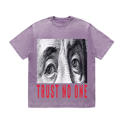 RDMCLOTHINGART tapestry hoodie TRUST NO ONE 2 HEAVY WEIGHT COTTON TEE-9057