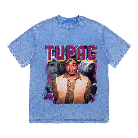 RDMCLOTHINGART tapestry hoodie TUPAC HEAVY WEIGHT COTTON TEE-9142