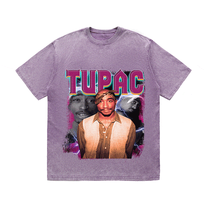 RDMCLOTHINGART tapestry hoodie TUPAC HEAVY WEIGHT COTTON TEE-9142