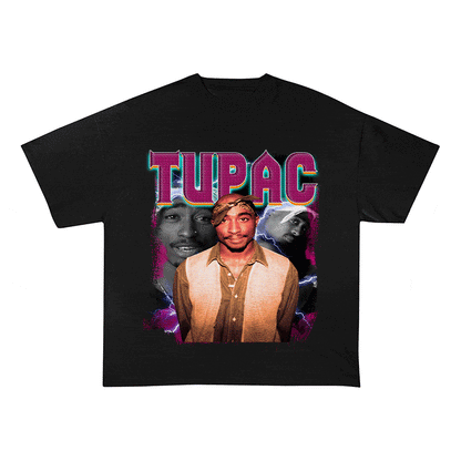 RDMCLOTHINGART tapestry hoodie TUPAC HEAVY WEIGHT COTTON TEE-9142