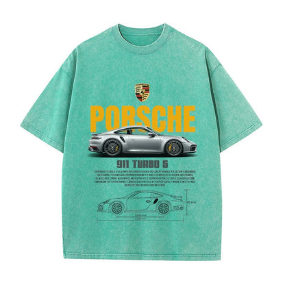 RDMCLOTHINGART tapestry hoodie TURBO S HEAVY COTTON TEES-9419