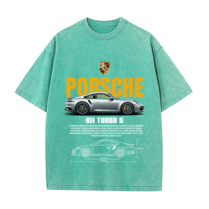 RDMCLOTHINGART tapestry hoodie TURBO S HEAVY COTTON TEES-9420