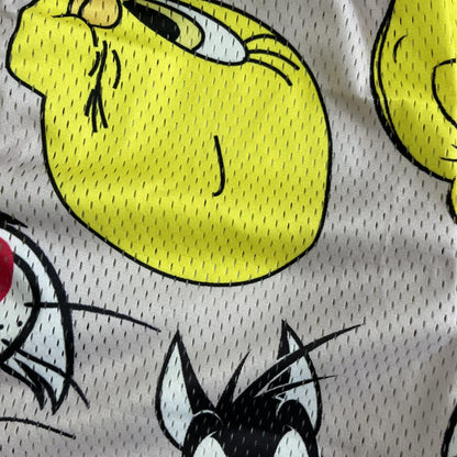TWEETY AND SYLESTER MESH SHORTS-8610 - RDMCLOTHINGART