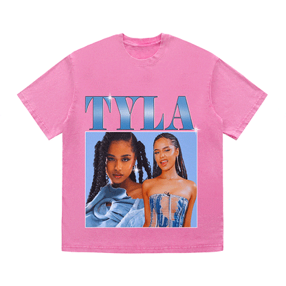 RDMCLOTHINGART tapestry hoodie TYLA HEAVY WEIGHT COTTON TEE-8871