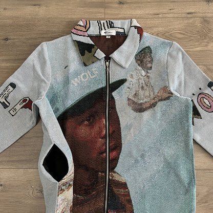 RDMCLOTHINGART tapestry hoodie TYLER V5 TAPESTRY JACKET
