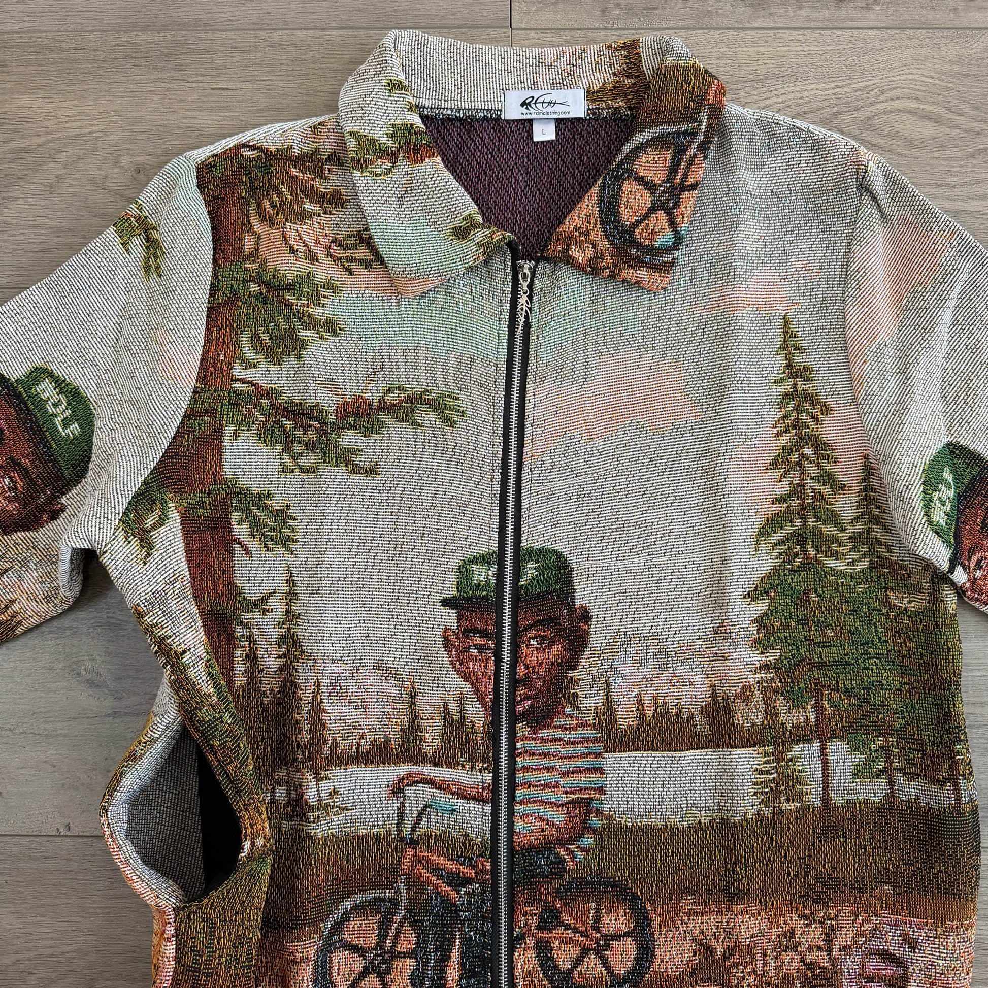 RDMCLOTHINGART tapestry hoodie TYLER V7 TAPESTRY JACKET-98330