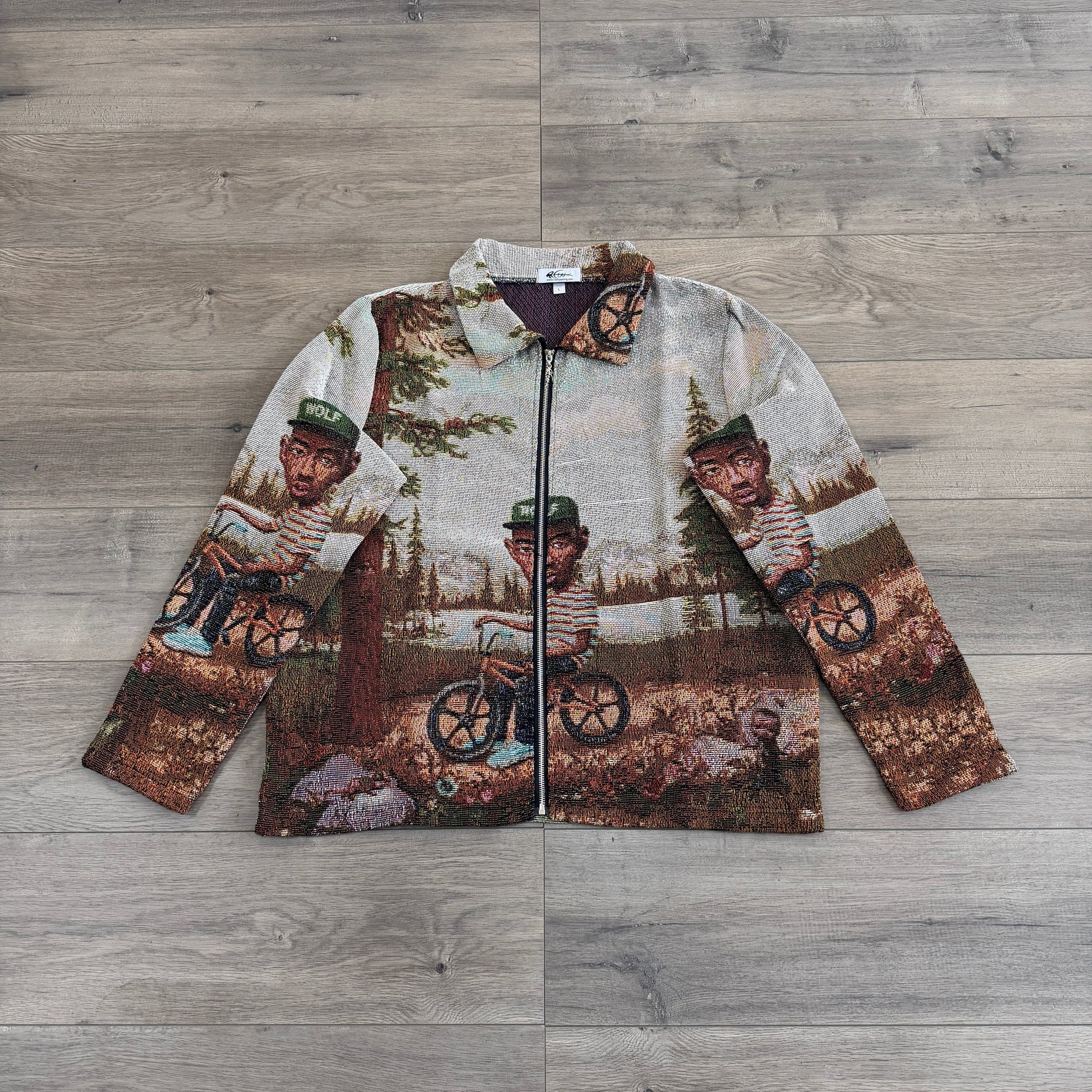 RDMCLOTHINGART tapestry hoodie TYLER V7 TAPESTRY JACKET-98330